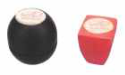 M-72396 HYD. KNOB RED & BLACK O/M [WITH LOGO]