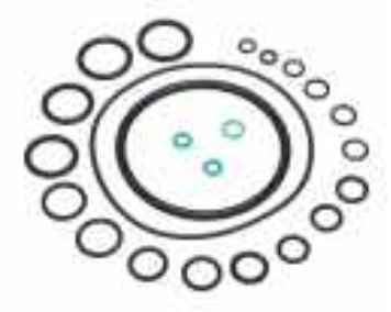 M-72428 HYD. ORING KIT FOR 585 DI