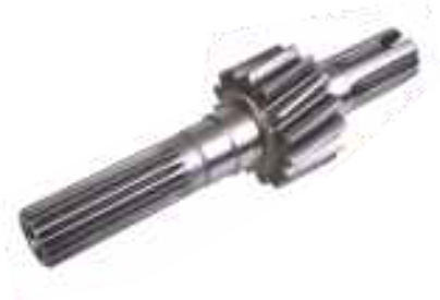 M-72595 BULL PINION SHAFT R/H [18/15/6 BEND TEETH] ARJUN